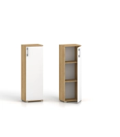 Regał komoda Pola 1D 110 x 30 cm Hikora naturalna